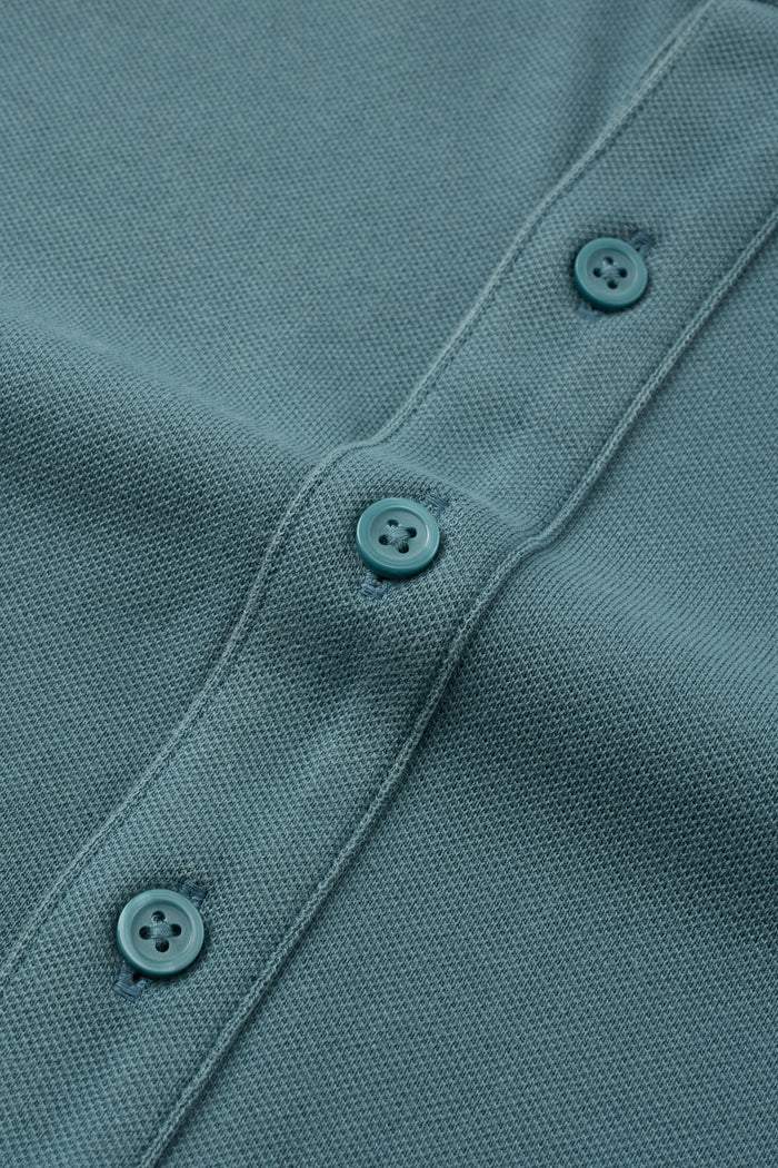 Dress Collar Performance Polo - Turquoise - Atica Man
