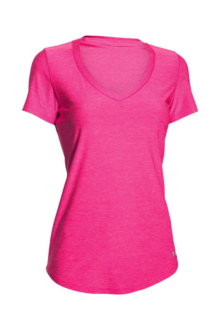Under Armour Women's Perfect Pace T Rebel Pink 1254026-652