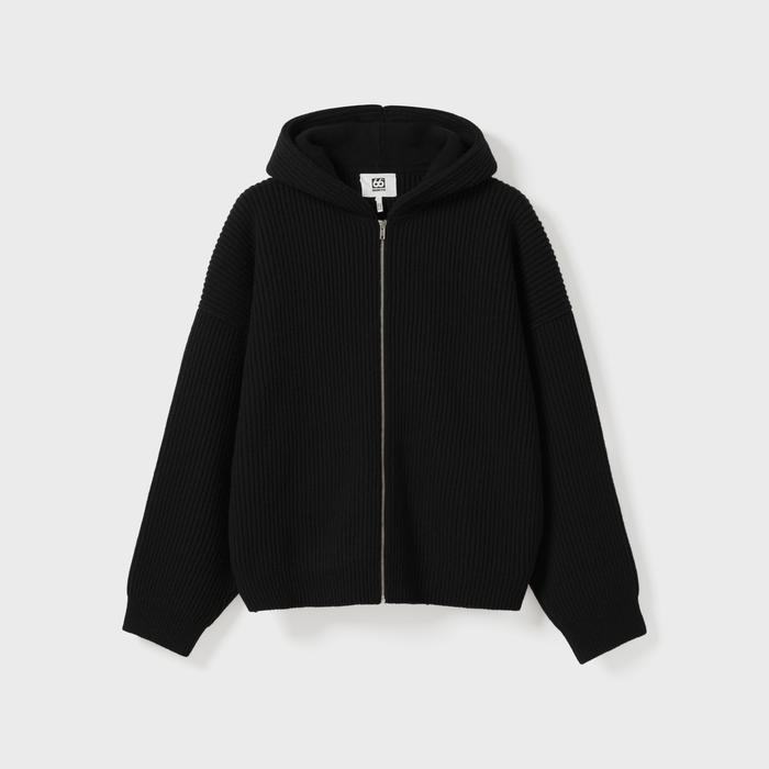 Vonarstræti Zipped Wool Hoodie