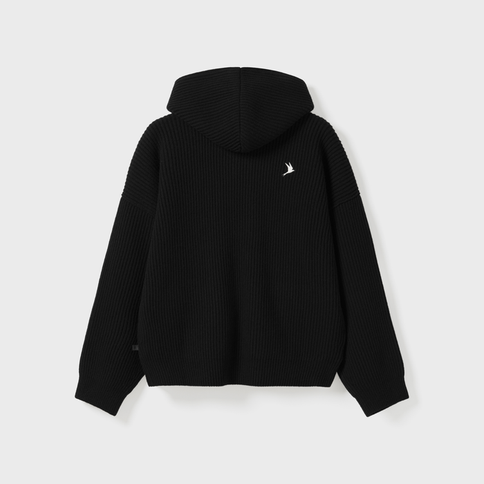 Vonarstræti Zipped Wool Hoodie