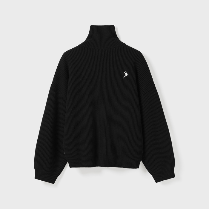 Vonarstræti Zipped Wool Sweater