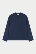 WASHED LONG SLEEVE T-SHIRT - NAVY