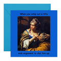 Whip Out A T*tty Greeting Card