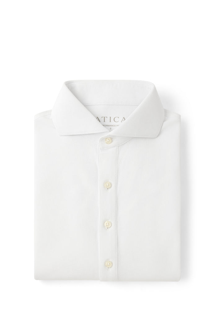 Dress Collar Long Sleeve Performance Polo - Atica Man