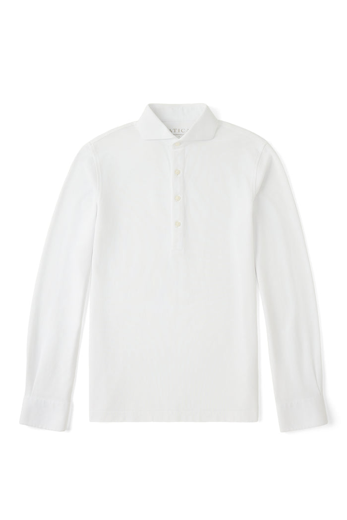 Dress Collar Long Sleeve Performance Polo - Atica Man