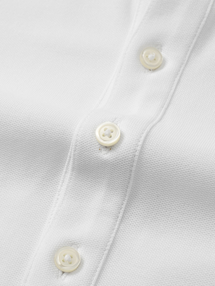 Dress Collar Long Sleeve Performance Polo - Atica Man