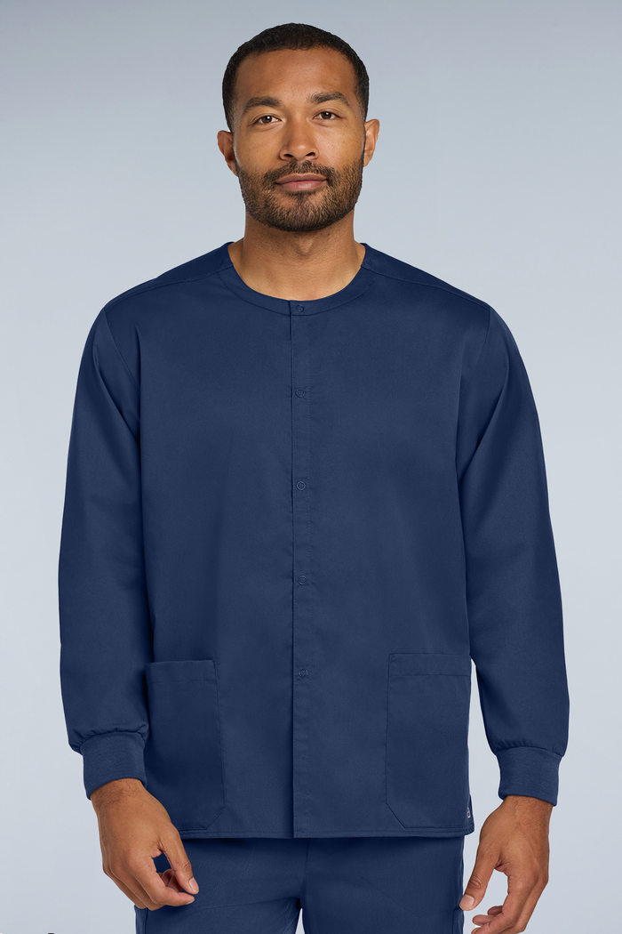 Wink® Unisex WorkFlex Snap-Front Scrub Jacket | WW3080 - The Lemon Print & Design Studio