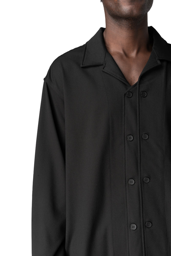 Wool adaptive overshirt