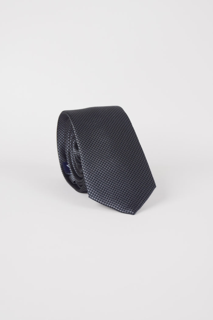 Woven Tie | Pure Silk |  Houndstooth Pattern - Atica Man