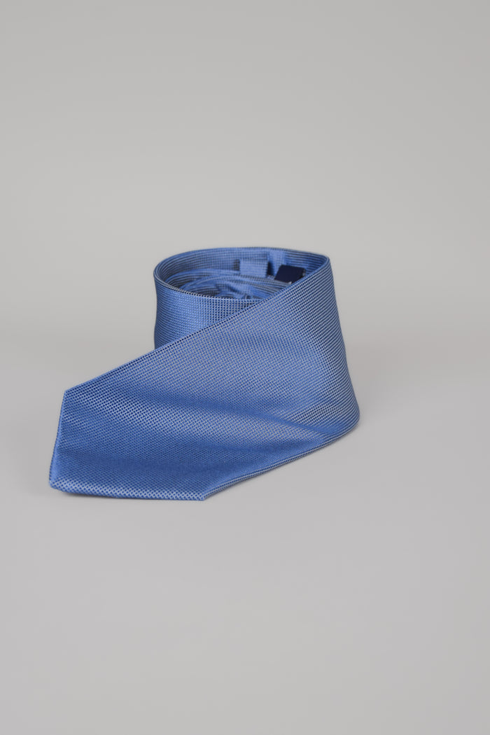 Woven Tie | Pure Silk |  Micro Grid Jacquard Pattern - Atica Man