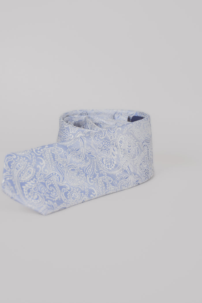 Woven Tie | Pure Silk |  Paisley Jacquard Pattern - Atica Man