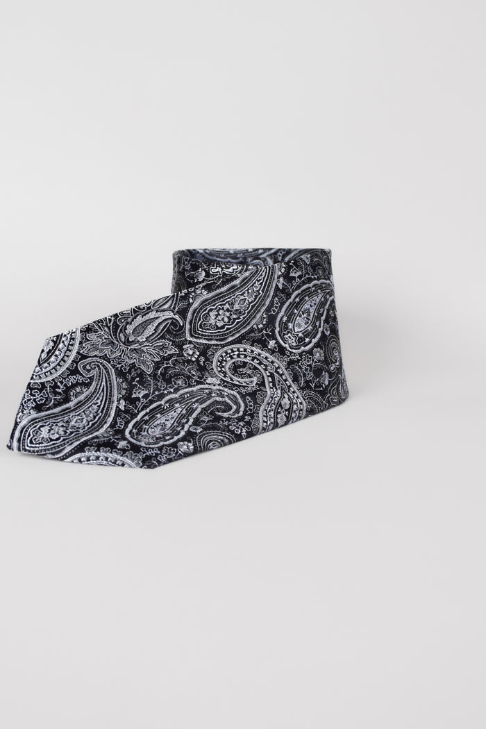 Woven Tie | Pure Silk |  Paisley Pattern - Atica Man