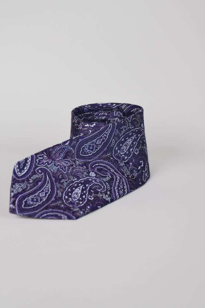 Woven Tie | Pure Silk |  Paisley Pattern - Atica Man