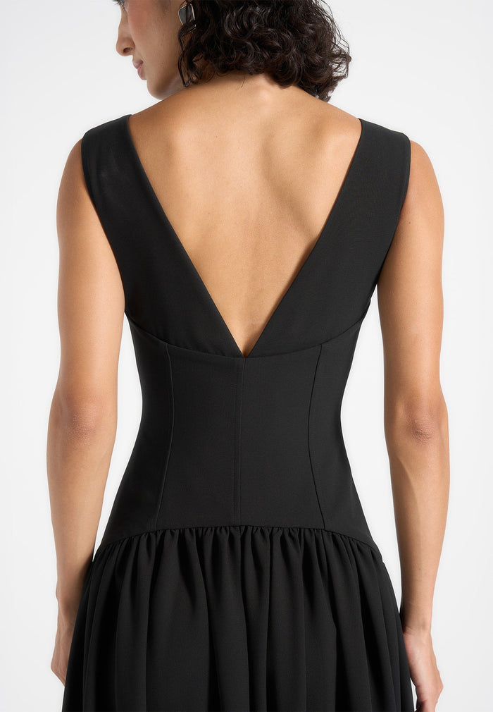 paige-boat-neck-corset-dress-black