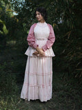 Zuphlas Dress - Pink Cotton - OurDve